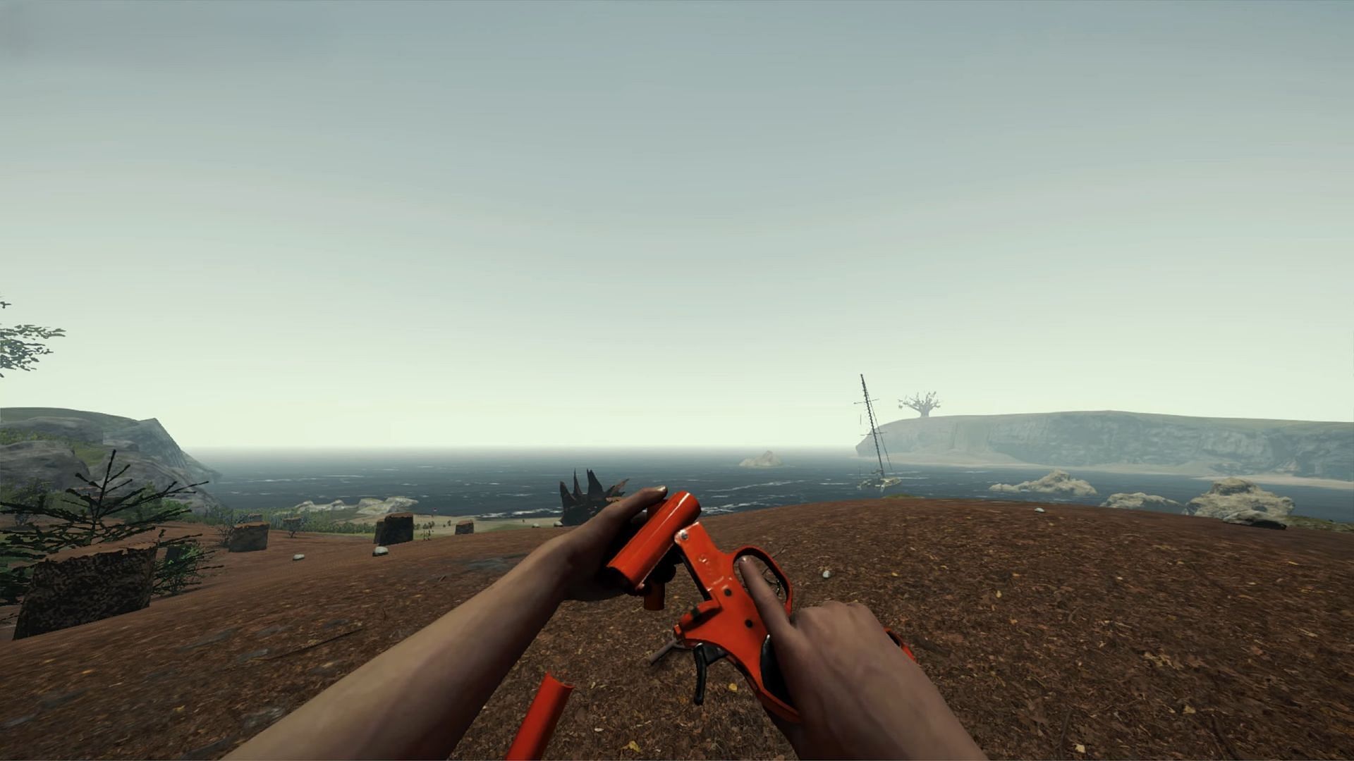 The Flare Gun in The Forest is based on Orion 12 Gauge (Image via Endnight Games)