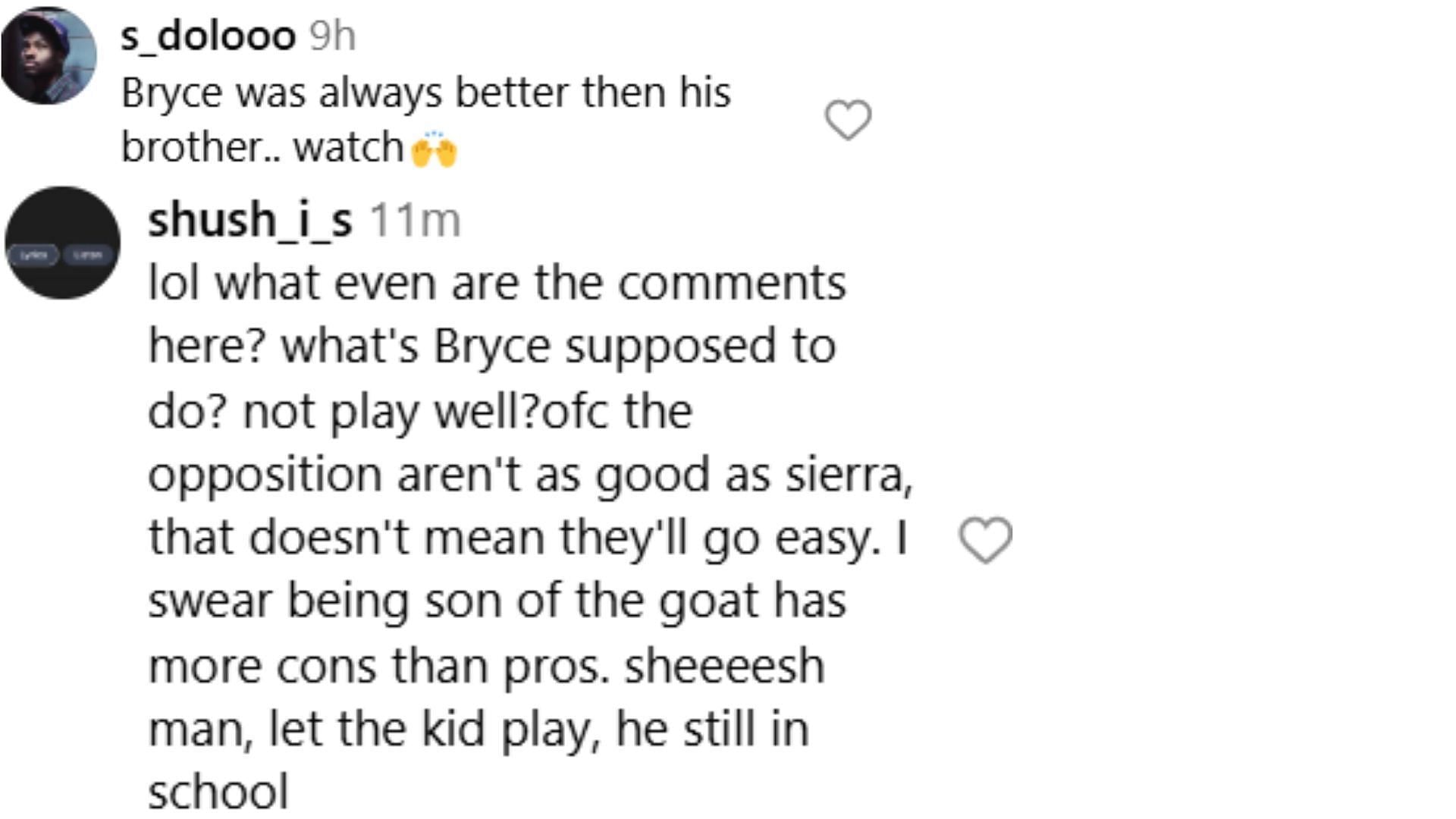 Hoops fans react to LeBron James&#039; younger son&#039;s latest HS game.