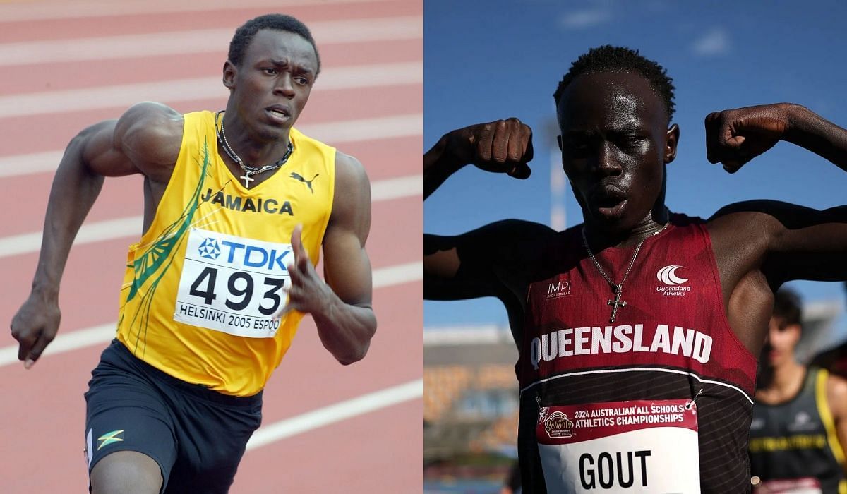 Usain Bolt and Gout Gout- Source: Getty