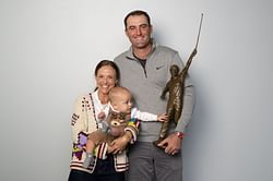 WATCH: Scottie Scheffler’s new trophy has an adorable 7-month-old fan