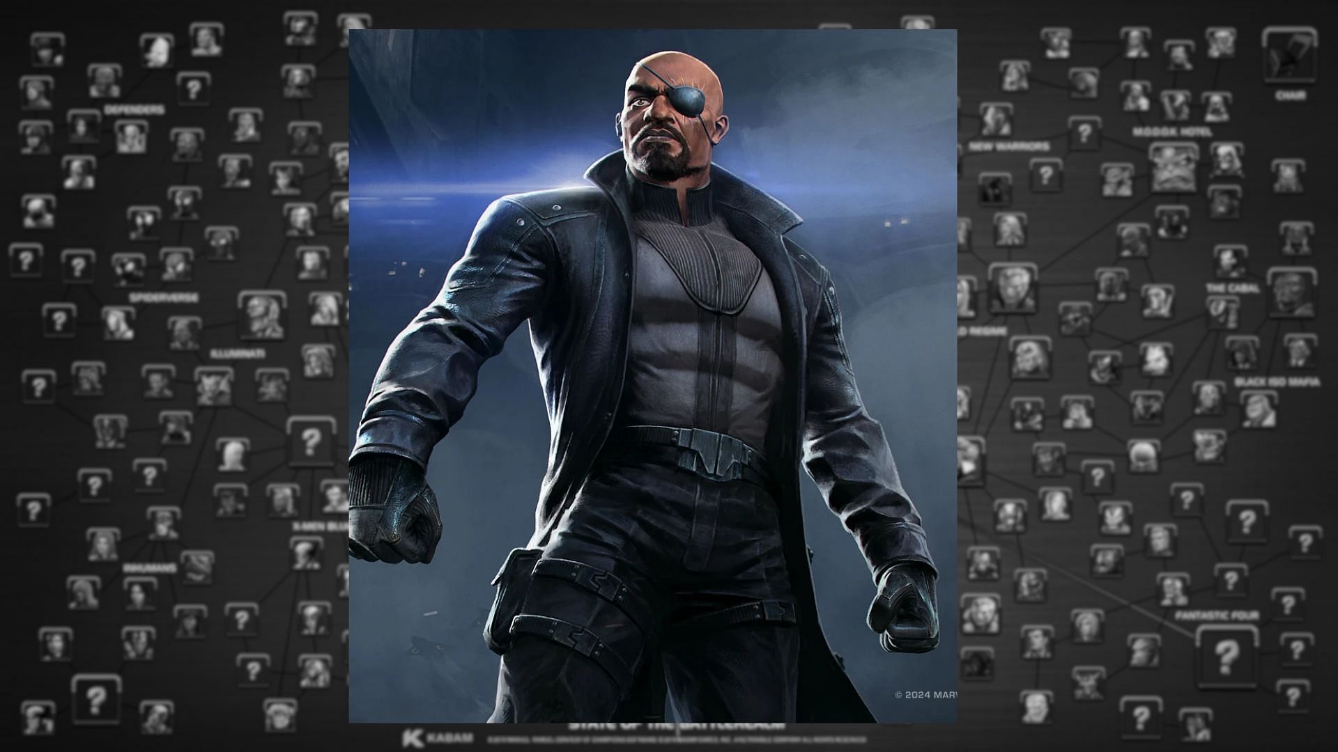 Nick Fury&#039;s durability and high damage make him ideal for long and tough for Legendary difficulty in the Marvel Contest of Champions. (Image via Kabam Games)