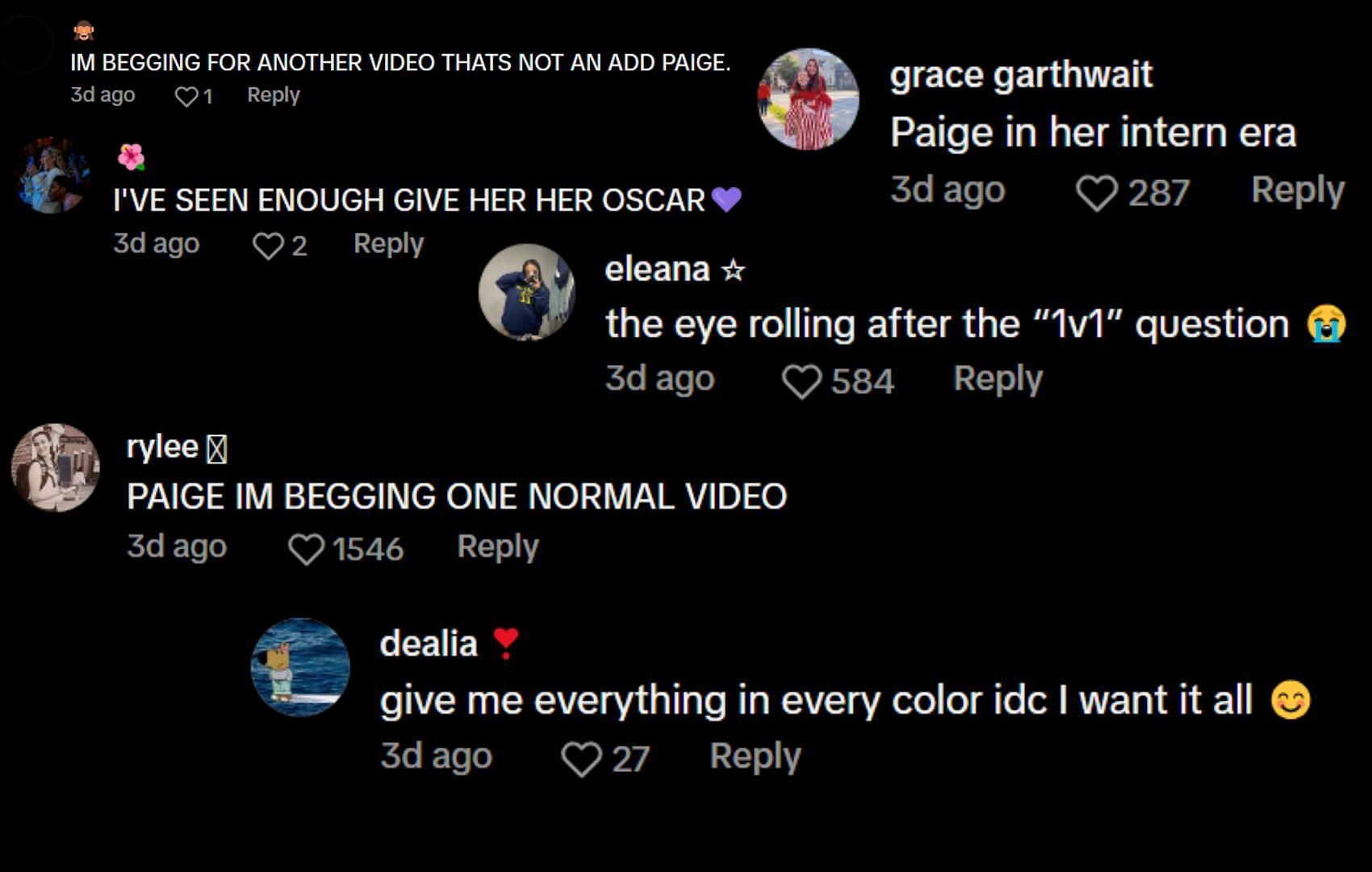 Fans react to Paige Bueckers&#039; Unrivaled video on TikTok