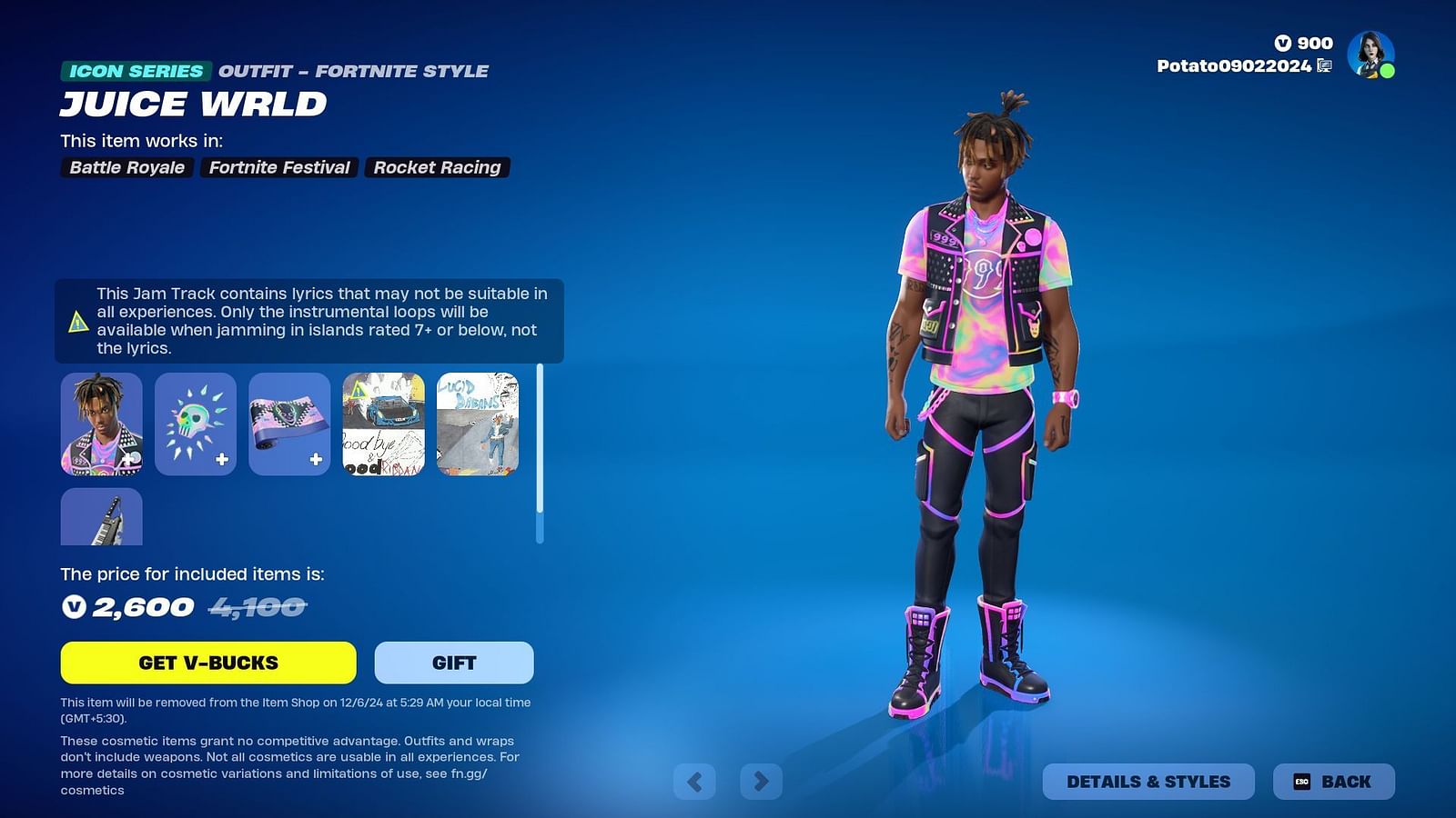 How to get the Juice WRLD skin in Fortnite