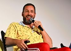 Adam Sandler points out the probable date of release of Happy Gilmore 2