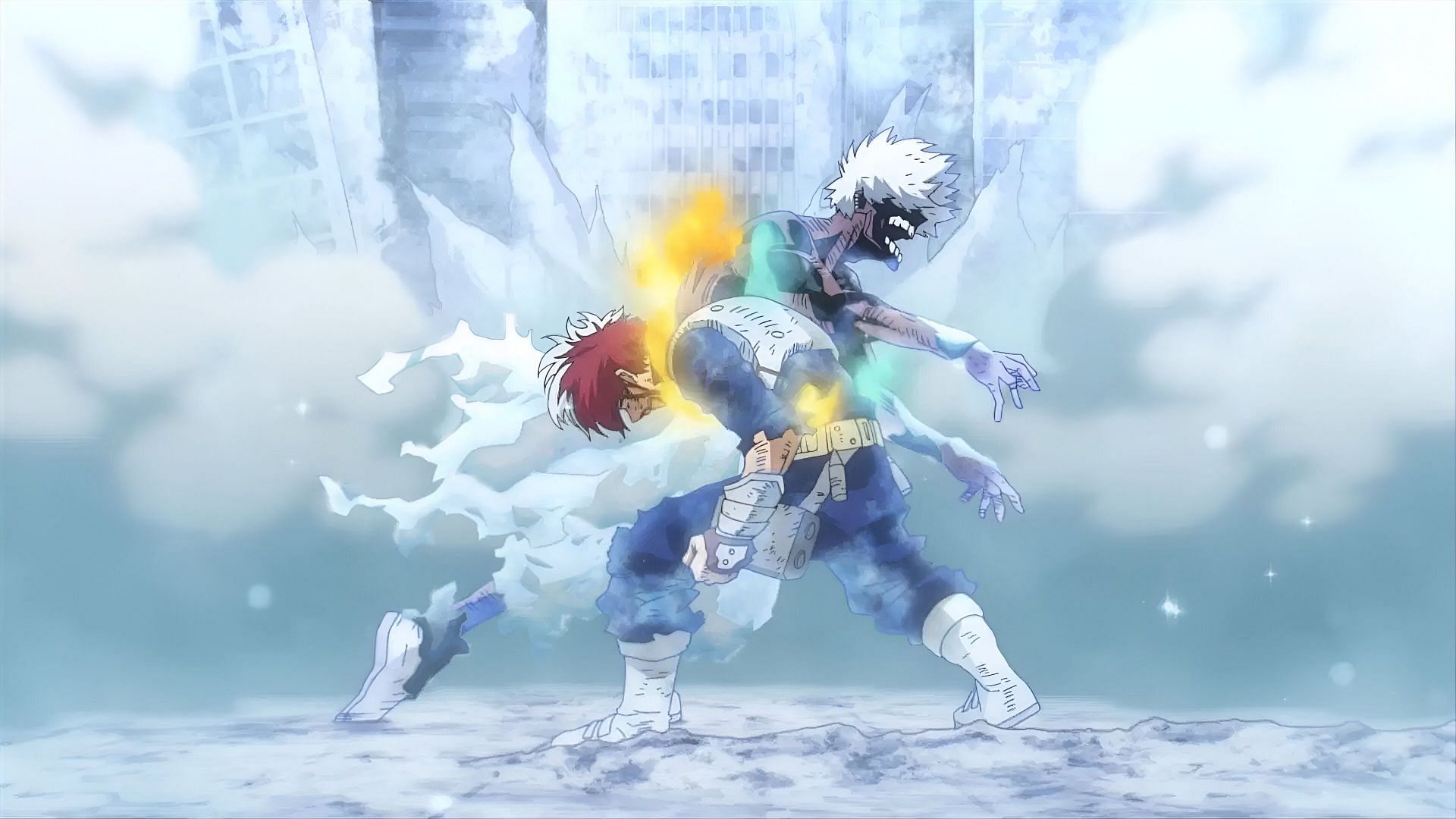 Shoto and Dabi as seen in the anime (Image via BONES)