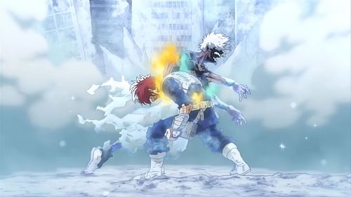 Shoto and Dabi as seen in the anime (Image via BONES)