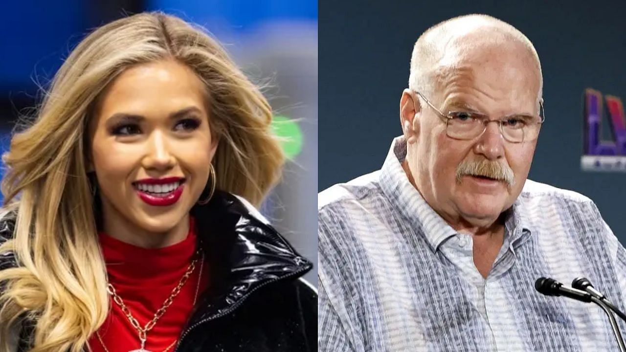 Gracie Hunt (Source: Imagn) | Andy Reid (Source: Getty)