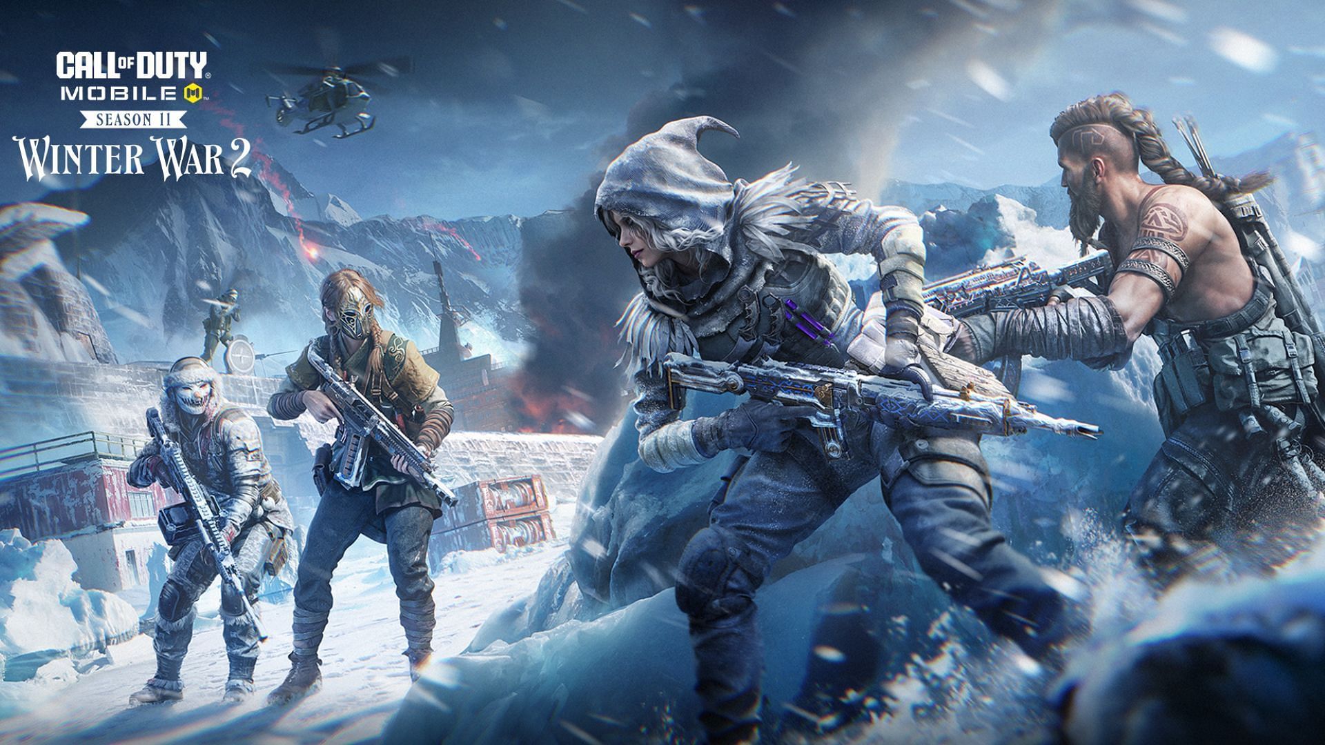 New weapons and an operator have been included in the Winter War 2 Battle Pass (Image via Activision)