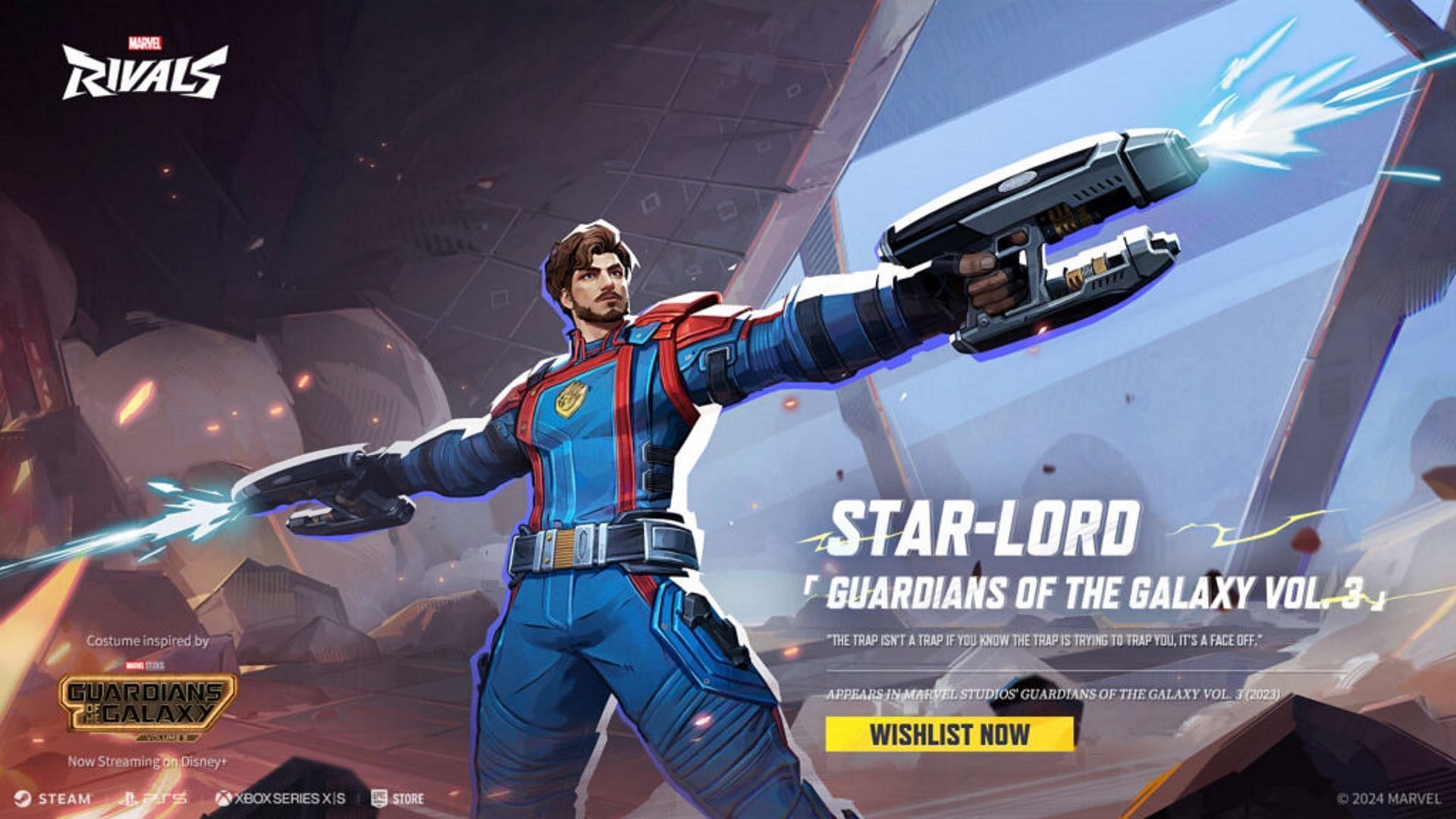 Star-Lord in Marvel Rivals (Image via NetEase Games)