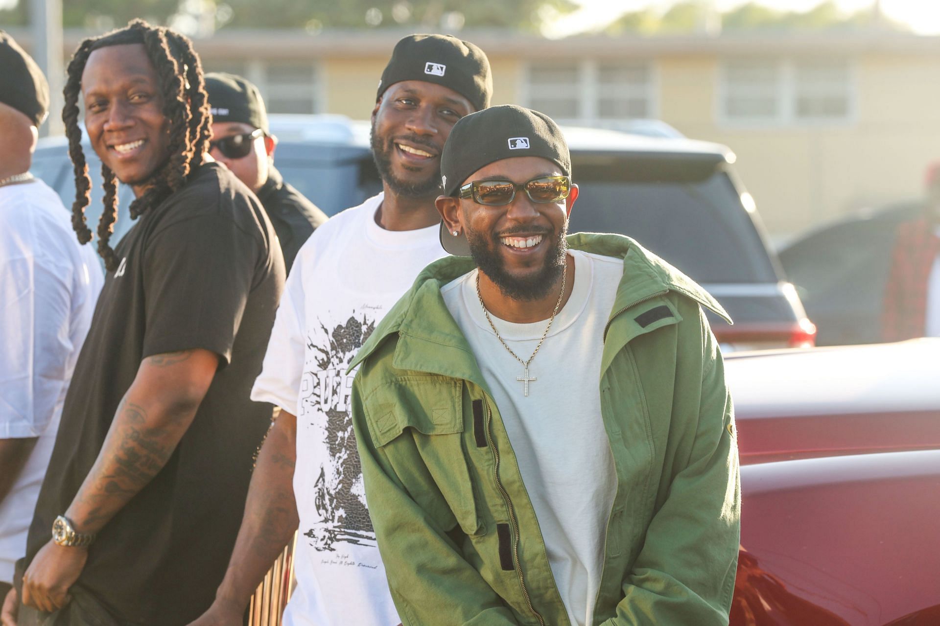 Kendrick Lamar music video shoot for &quot;Not Like Us&quot;  - Source: Getty