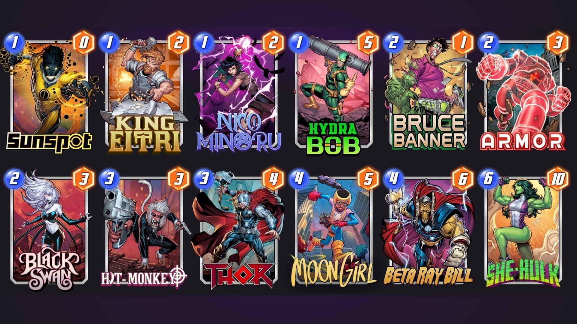 The Banner Double-Up is a high-synergy Marvel Snap Bruce Banner deck (Image via Nuverse)