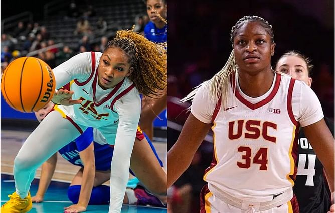 Kiki Iriafen drops 2-word reaction for USC teammate’s dominant block