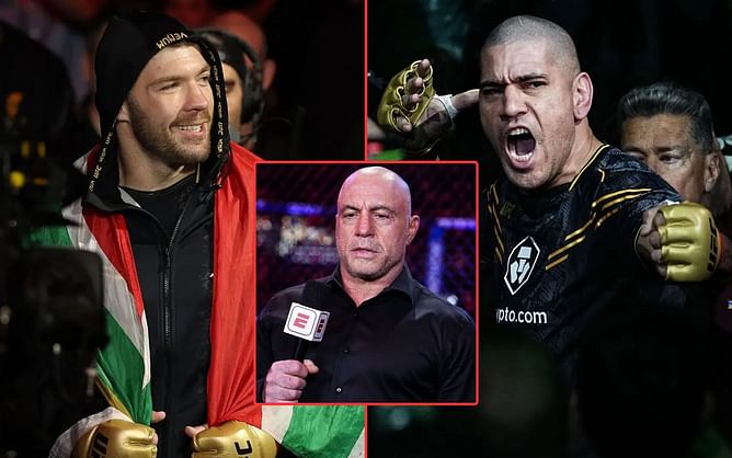 "Everybody goes night-night" - When Joe Rogan gave a no-holds-barred take on Dricus du Plessis potentially fighting Alex Pereira