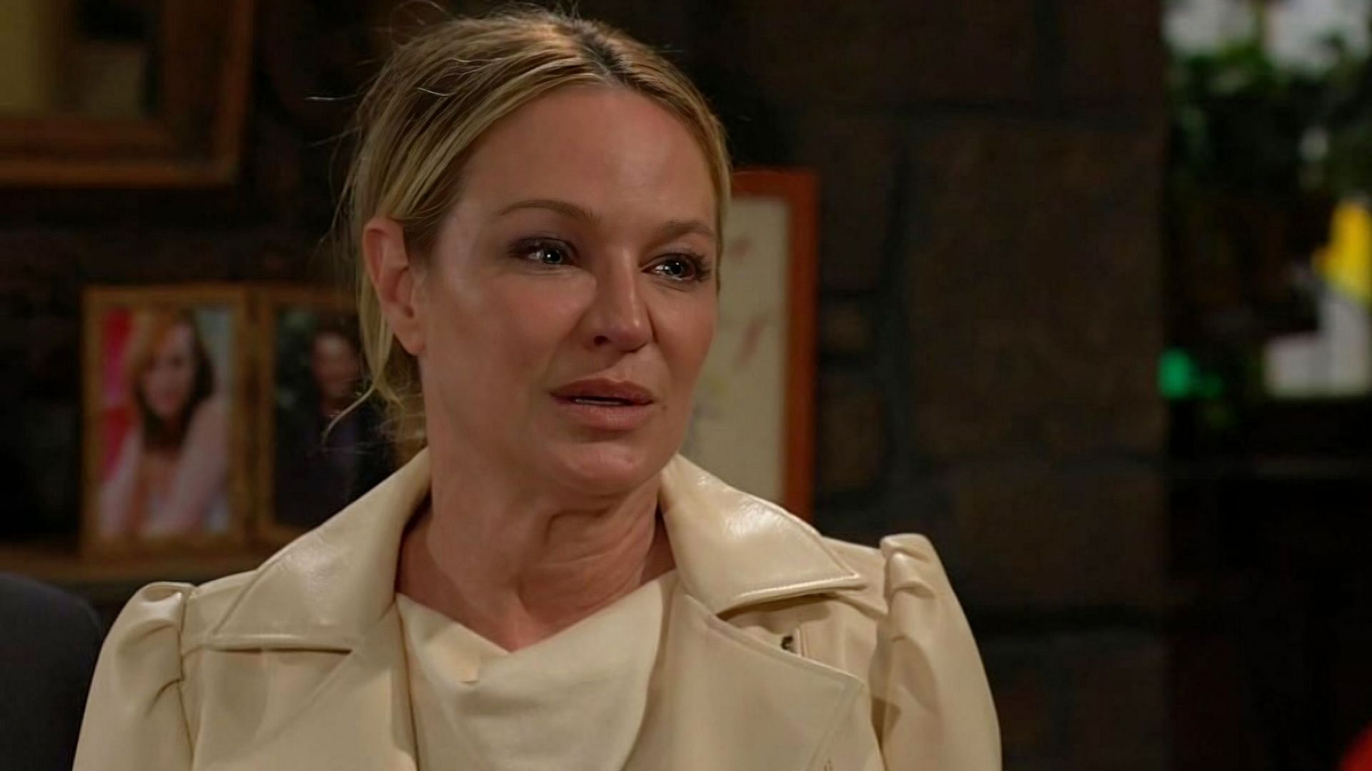 Sharon Newman in a still from The Young and the Restless (via CBS)