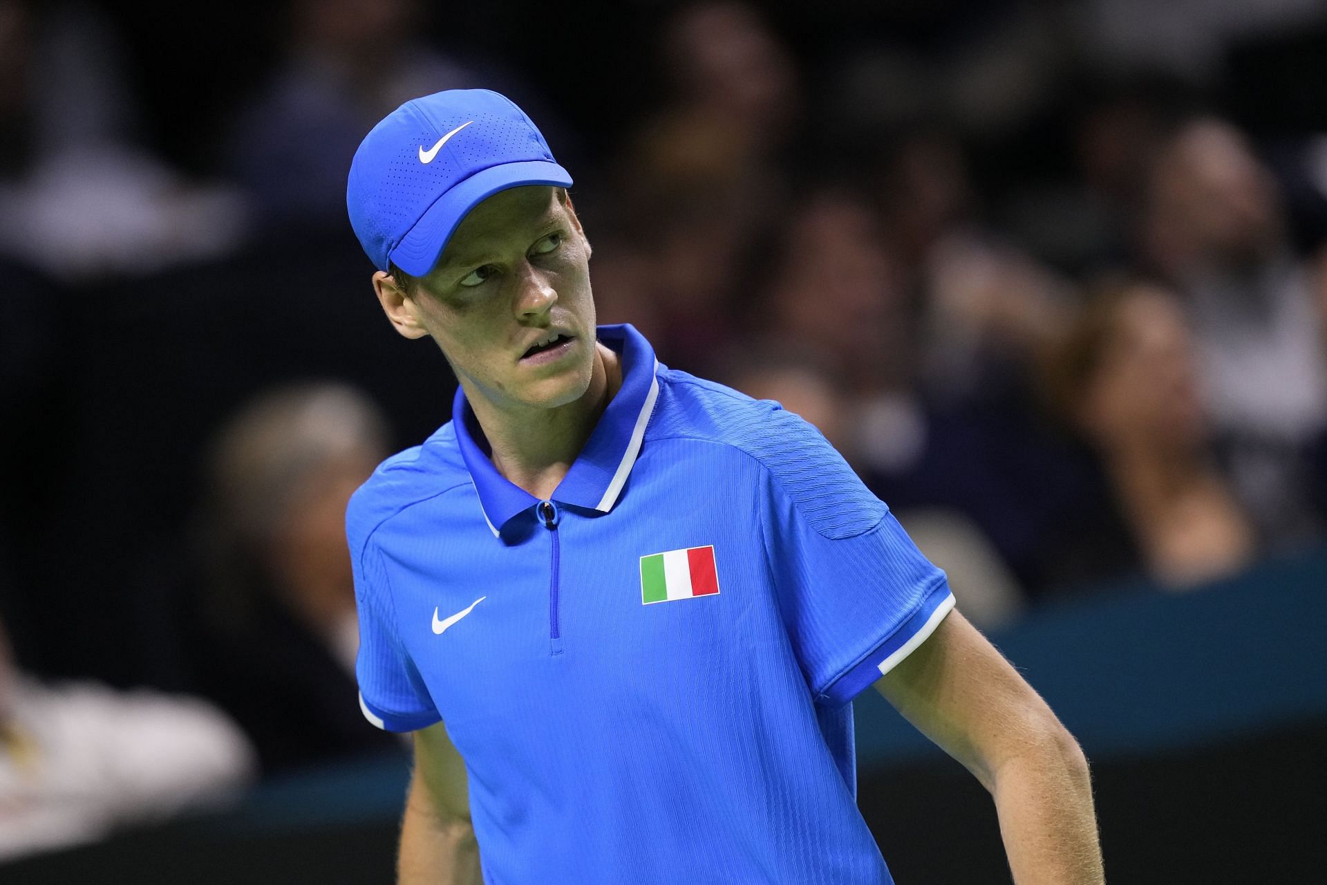 Jannik Sinner at the Davis Cup Final - Italy v Australia Semi-Final - (Source: Getty)