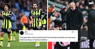 10 hilarious posts on X after Pep Guardiola and Manchester City hit new low with 2-1 loss against Aston Villa