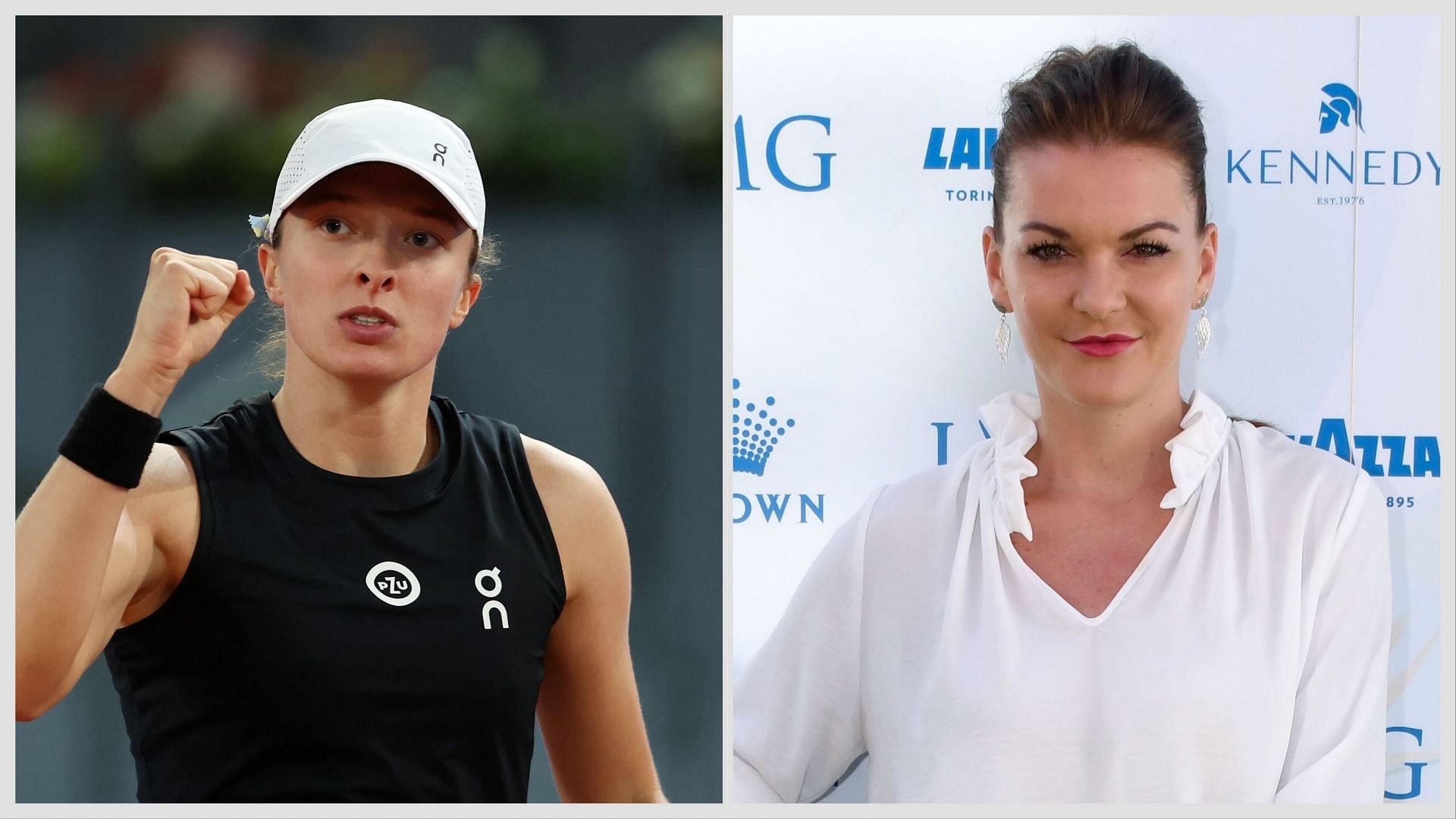 Iga Swiatek (L), Agnieszka Radwanska (R), Source: Getty