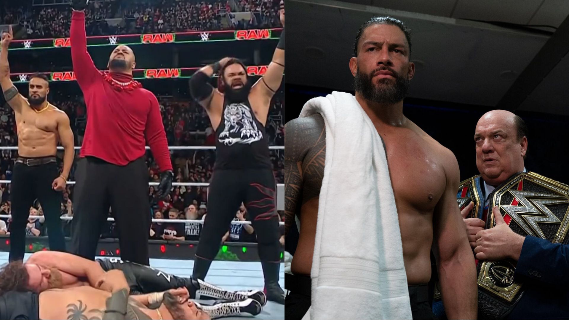 WWE Raw Results: WWE Raw रिजल्ट्स: Roman Reigns के साथी की हार, नए Bloodline ने मचाया तहलका, टॉप स्टार की वापसी