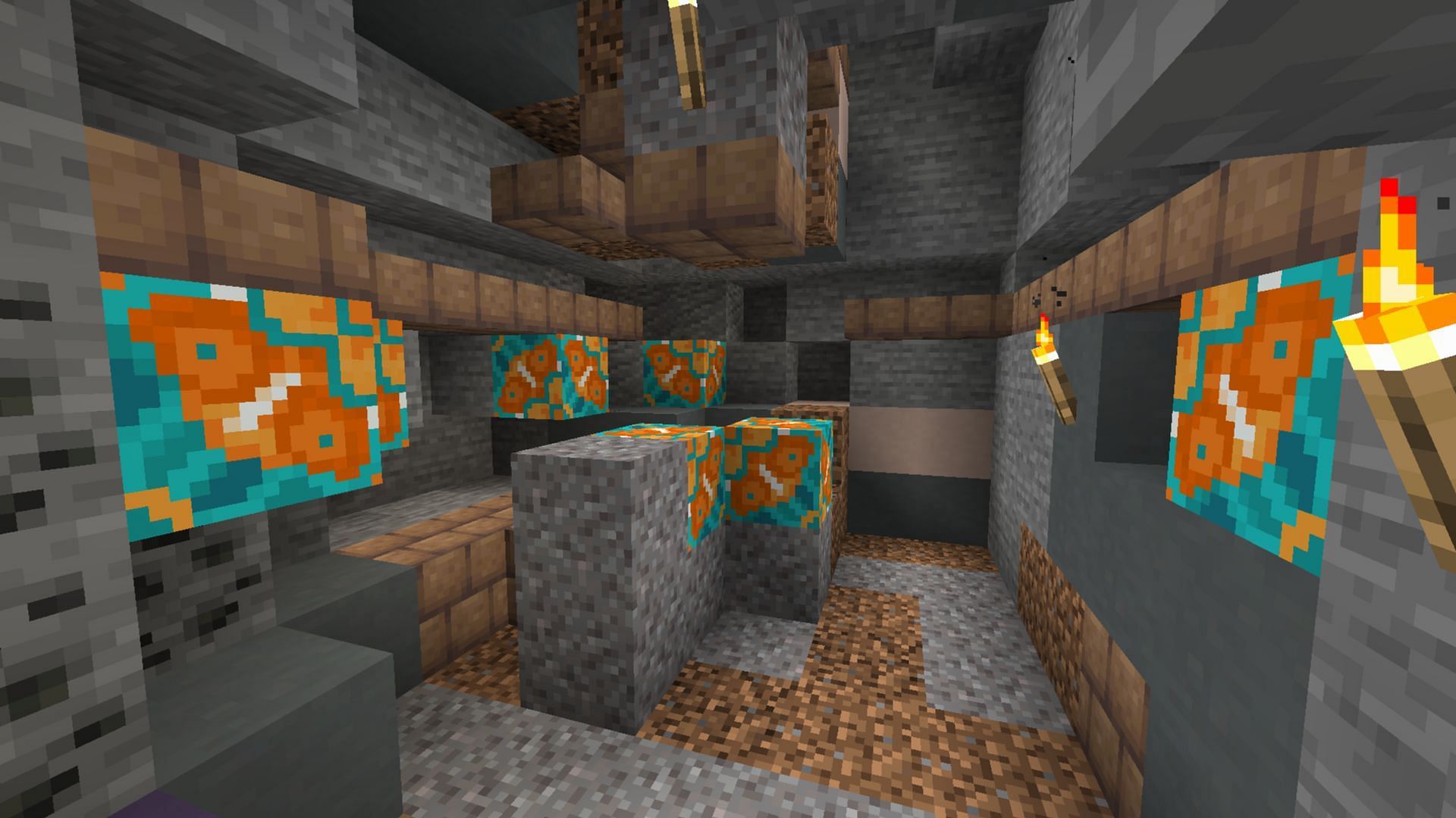 Excavate the ruins and look for popular armor trims (Image via Mojang Studios)