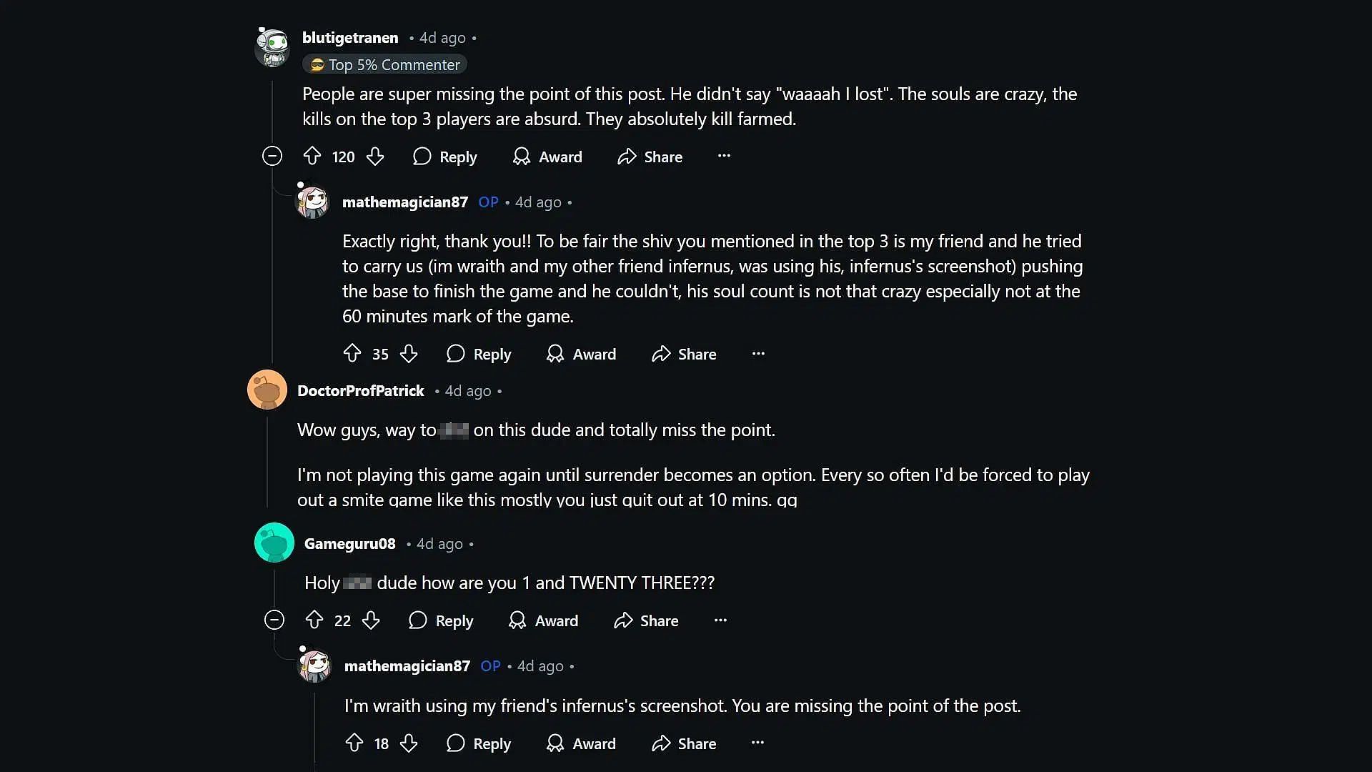 More comments from the community (Image via Reddit || r/DeadlockTheGame)