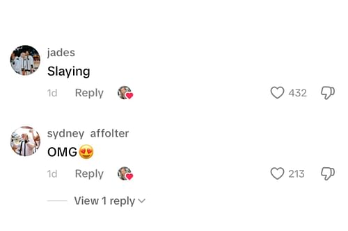 Jada Gyamfi & Sydney Affolter comment on Gabbie Marshall's hair transformation
