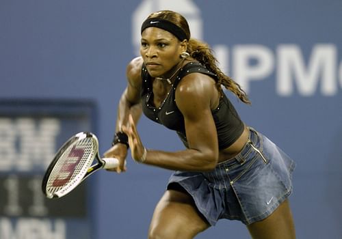 Serena Williams at the US Open 2004. (Photo: Getty)