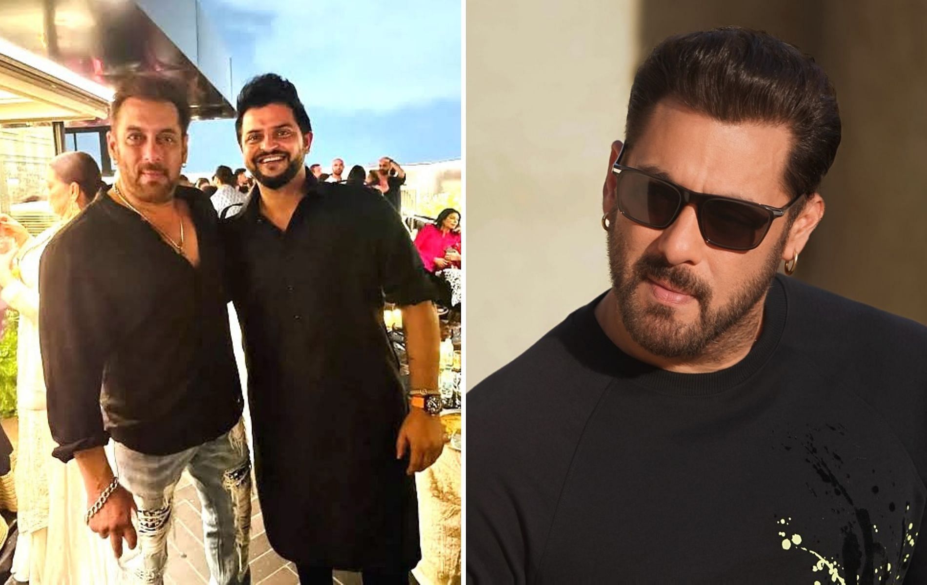 Salman Khan turned 59 on Friday, December 27. (Pics Instagam/sureshraina3/beingsalmankhan).