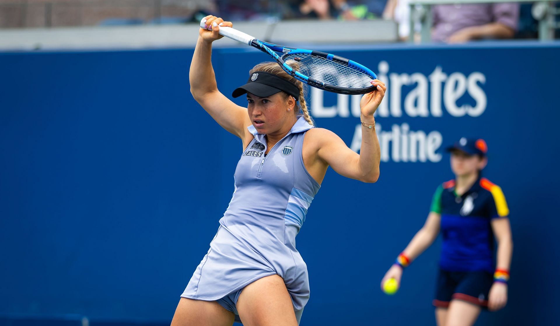 Yulia Putintseva at the 2024 US Open. (Source: Getty)