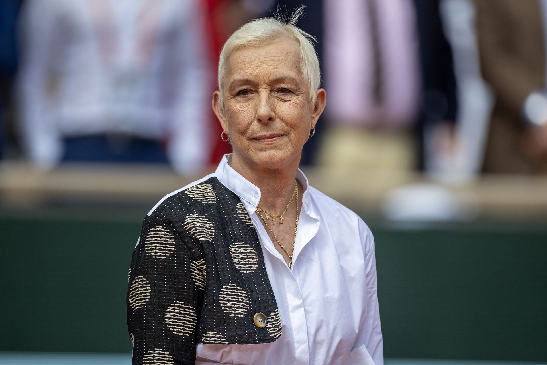 Martina Navratilova at the French Open - Image Source: Getty