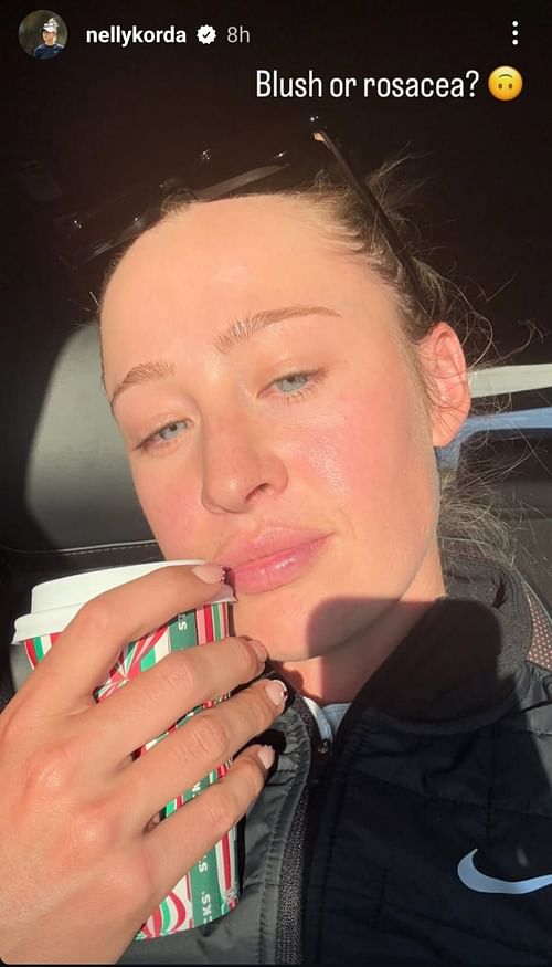 Still from Nelly Korda's Instagram story/@nellykorda