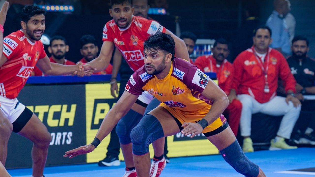 तेलुगू टाइटंस vs गुजरात जॉयंट्स (photo credit- X/@Telugu_Titans)