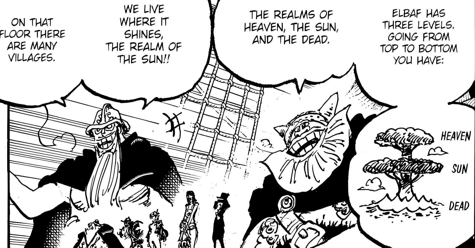 Different levels of Elbaph (Image via Eiichiro Oda/Shueisha)