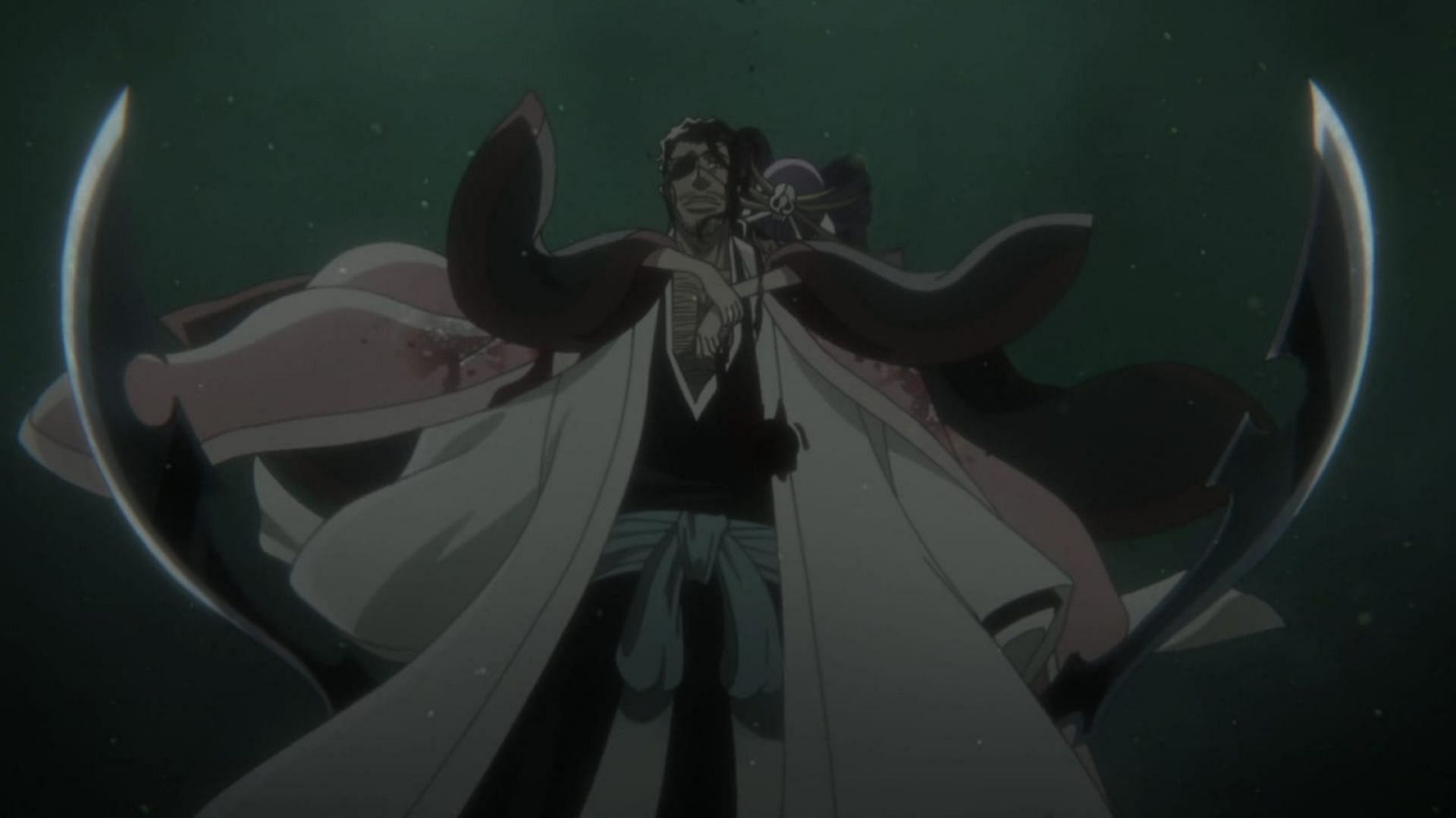 Shunsui and Ohana in Bleach: Thousand-year Blood War (Image via Pierrot Films)