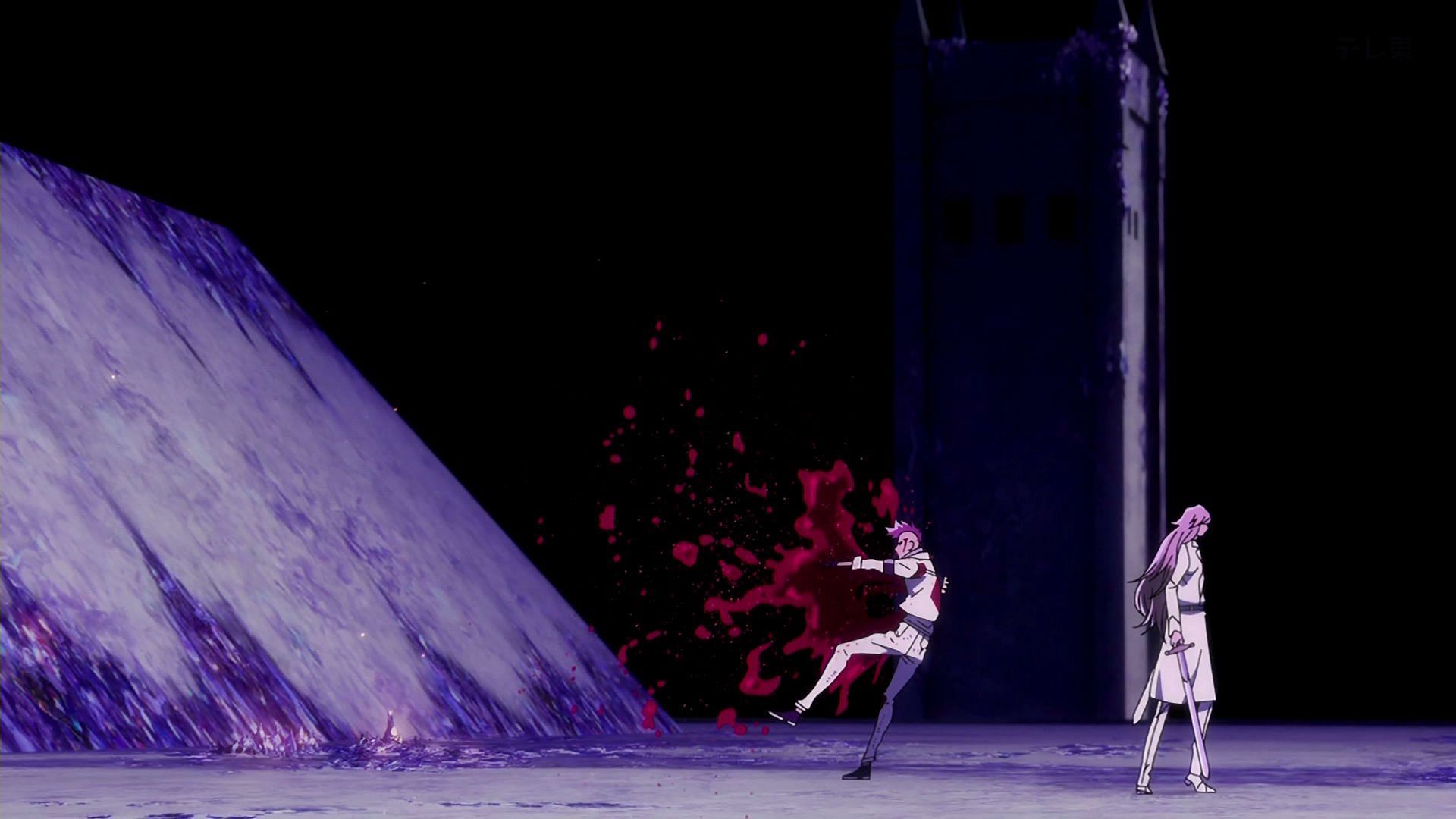 Jugram kills Bazz-B in Bleach TYBW episode 38 (Image via Pierrot Films)