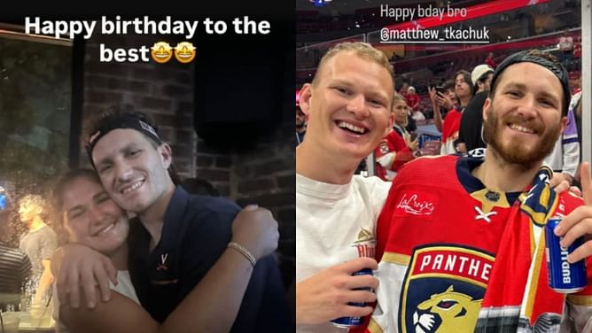 Siblings Brady and Taryn pen heartwarming wishes on Matthew Tkachuk's 27th birthday