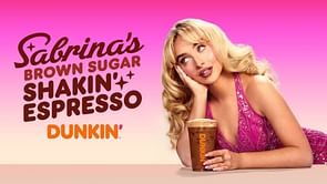 Dunkin' Donuts and Sabrina Carpenter partner up to release an espresso-themed drink