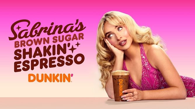 Dunkin' Donuts and Sabrina Carpenter partner up to release an espresso-themed drink