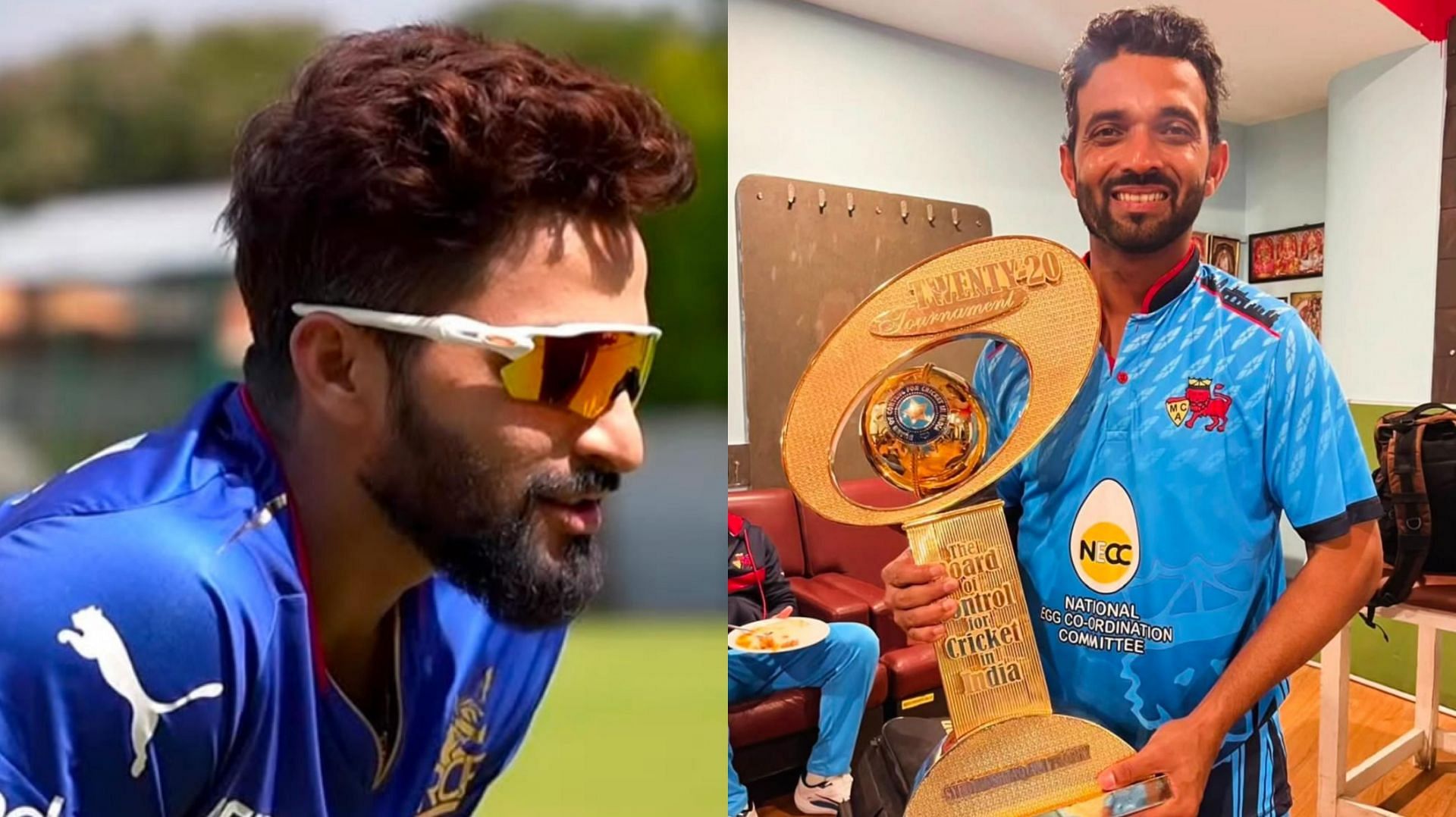 Rajat Patidar and Ajinkya Rahane (Image: Instagram/ajinkyarahane/rrjjtt_01)