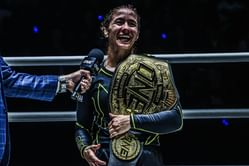 “Grateful for the challenges” - Mayssa Bastos proud to retain gold but unsatisfied with taking unanimous decision win