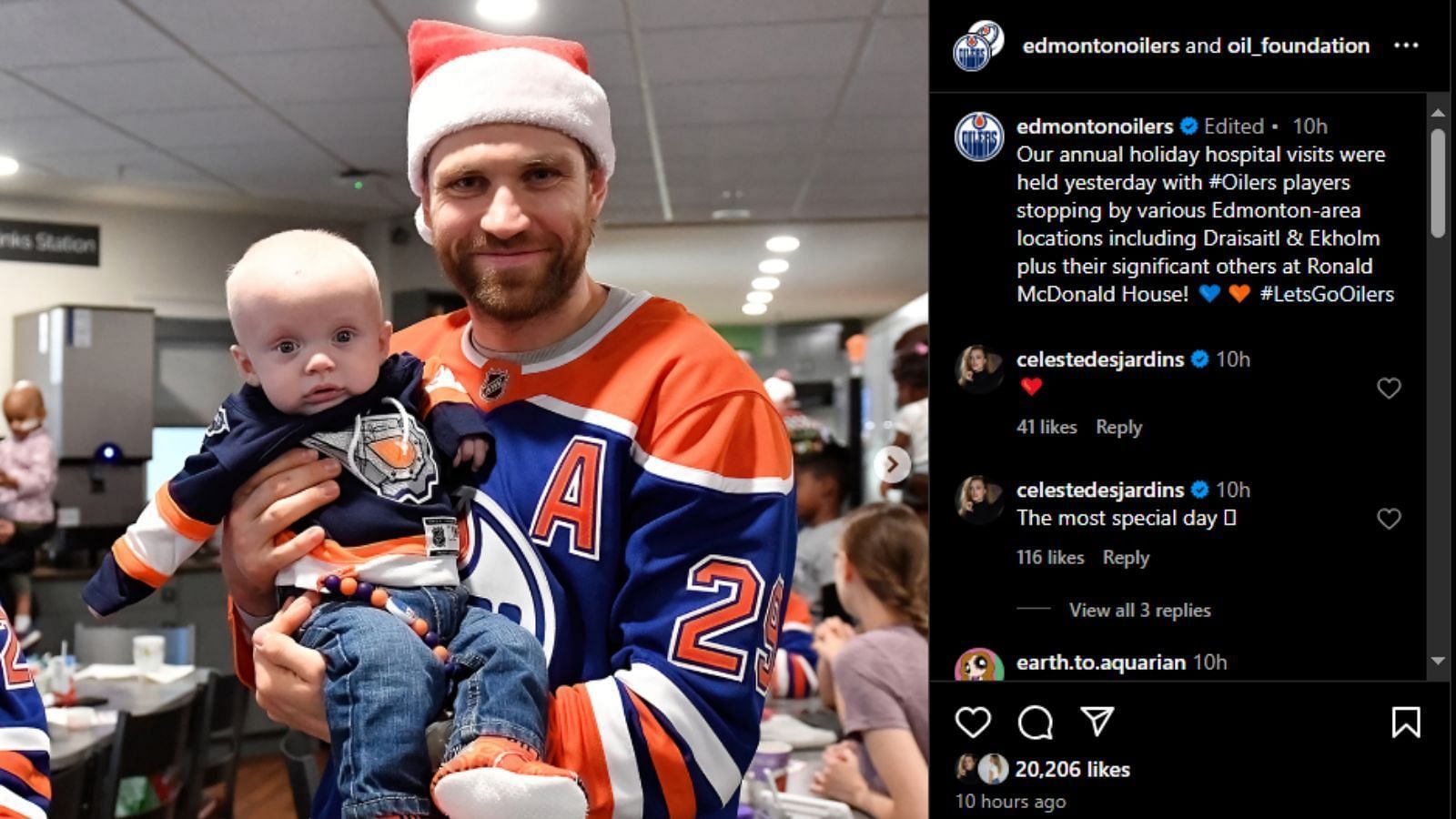 via Instagram/@edmontonoilers