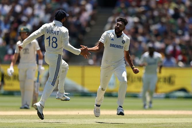 [Watch] Mohammed Siraj roars in delight as he dismisses Steve Smith in 2nd innings of BGT 2024-25 4th Test