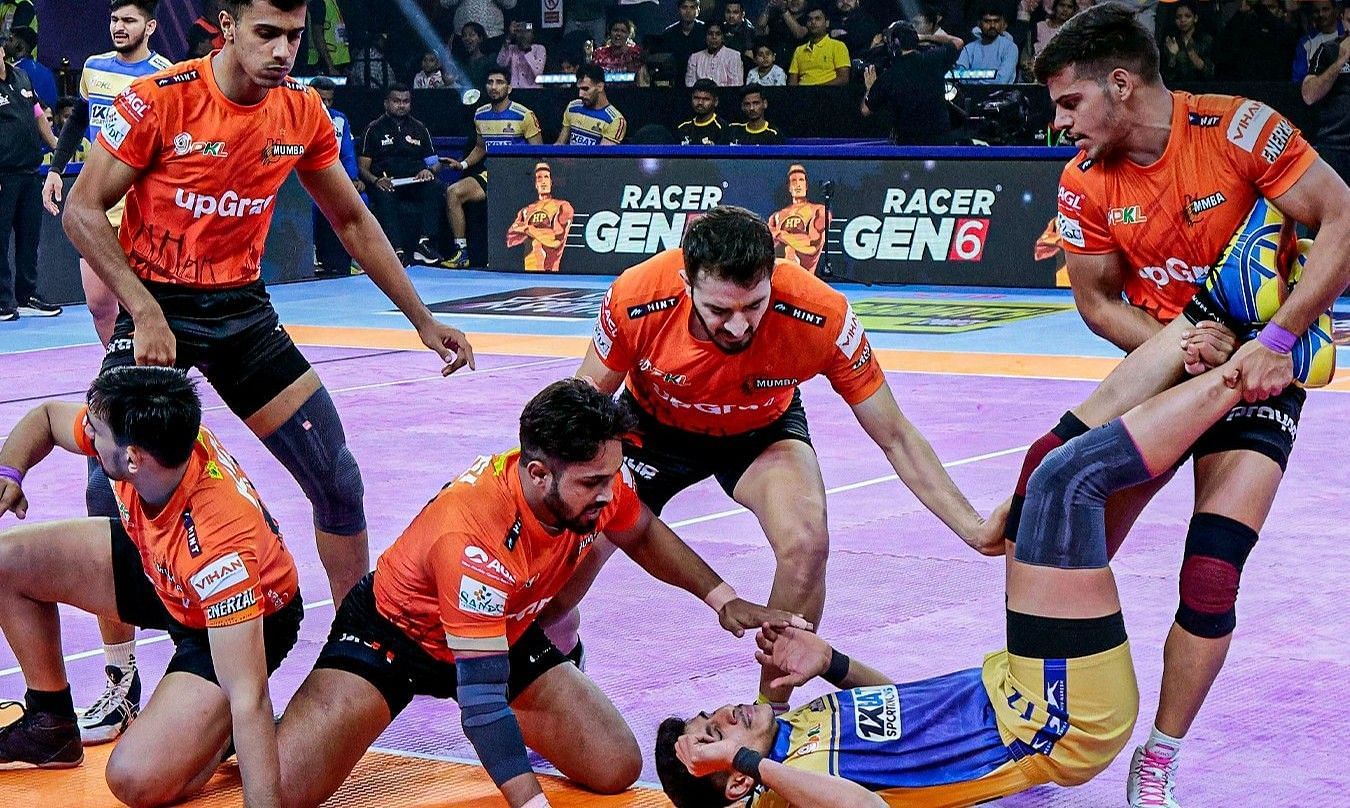 यू मुम्बा vs तमिल थलाइवाज (Photo Credit - @ProKabaddi)