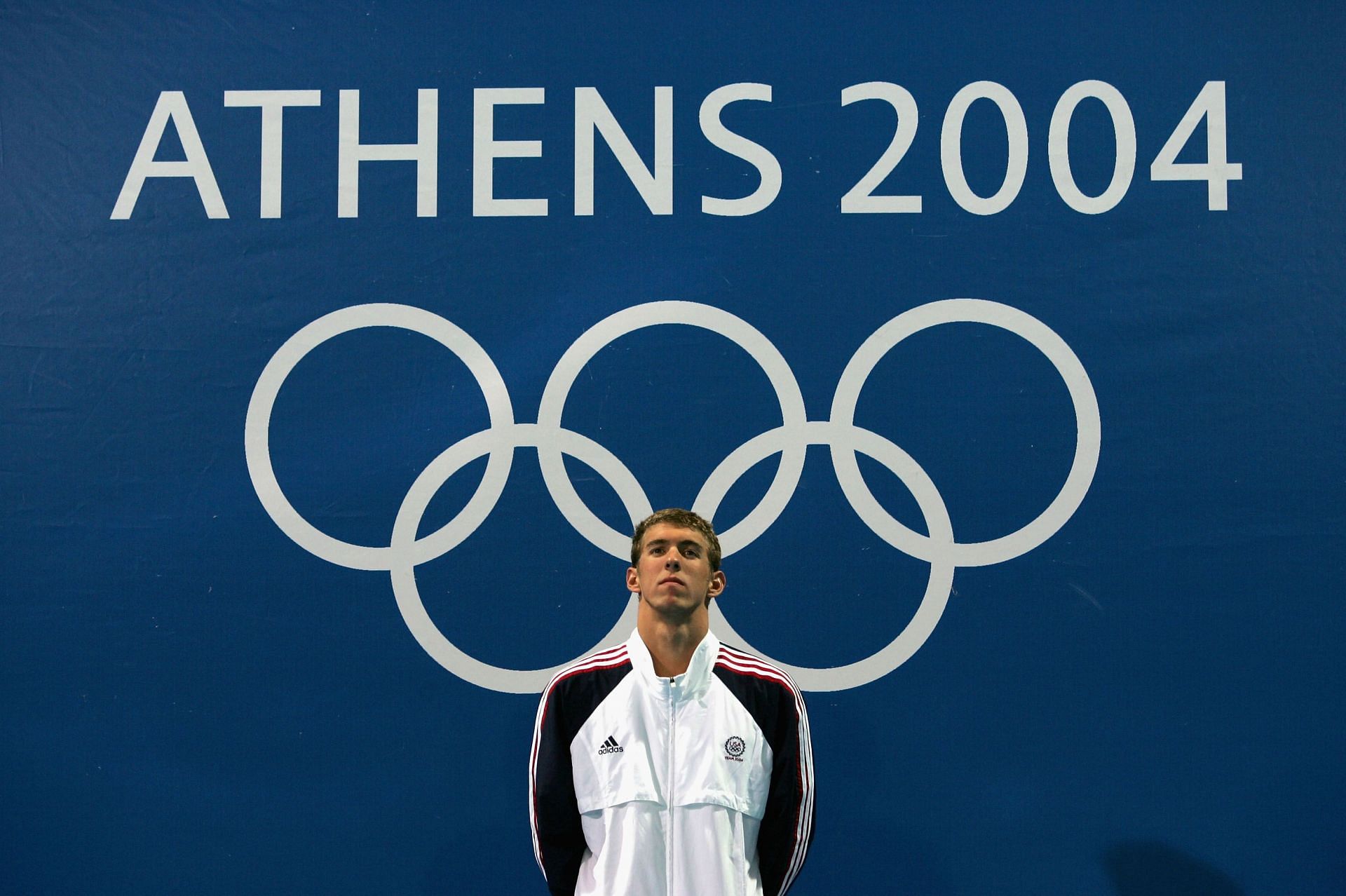 Michael Phelps during the 2004 Summer Olympic Games in Athens, Greece. (Image Source: Getty)