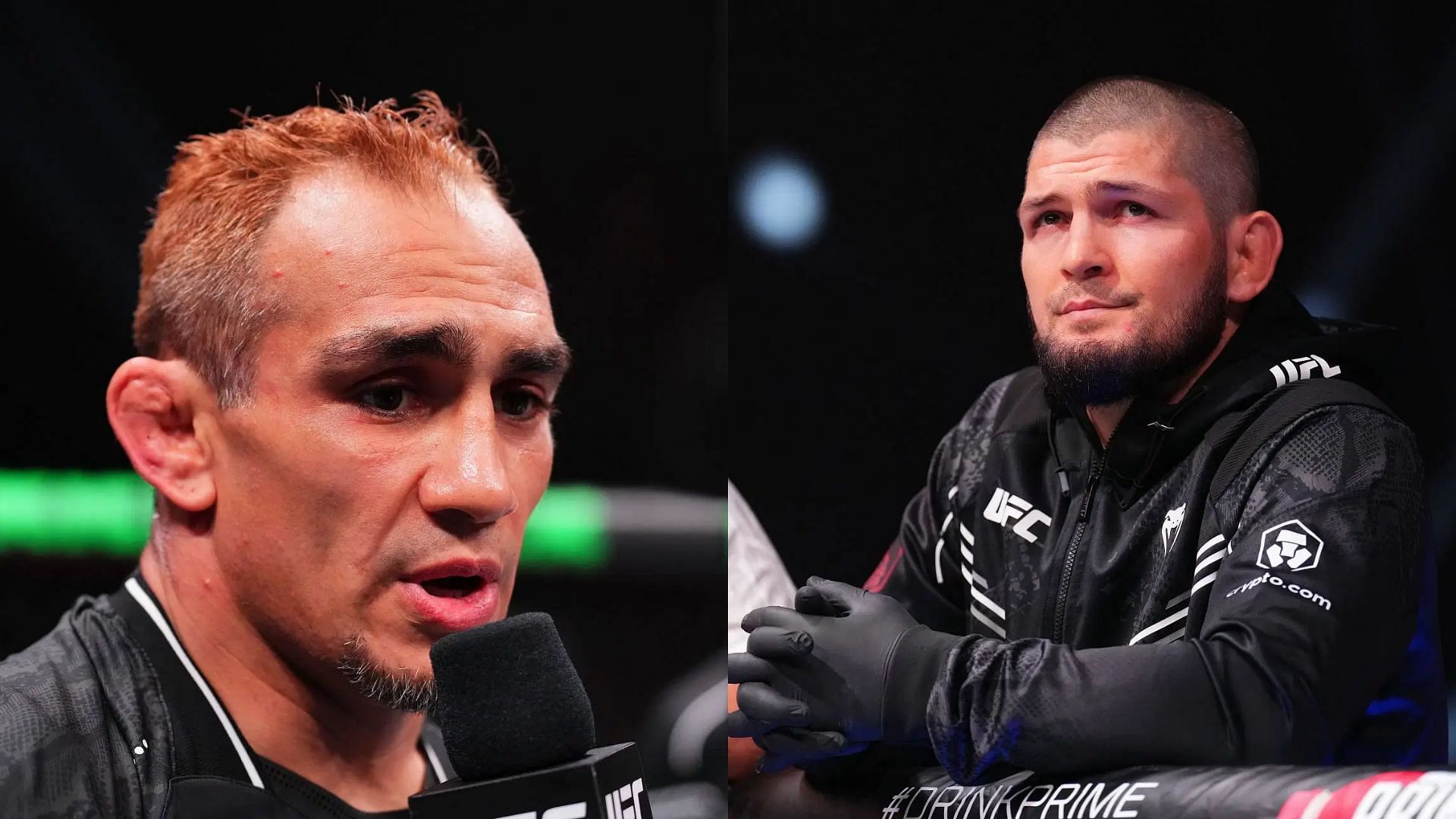 Tony Ferguson (left) and Khabib Nurmagomedov  (right) have never fought in the UFC [Image courtesy: Getty Images]