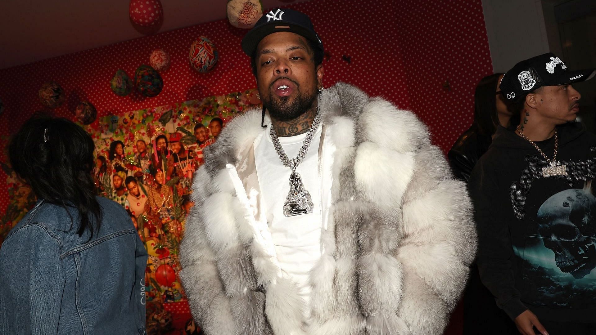 Westside Gunn attends Giants: Art From The Dean Collection Of Swizz Beatz And Alicia Keys at Brooklyn Museum on February 06, 2024, in New York City. (Image via Getty/Johnny Nunez)