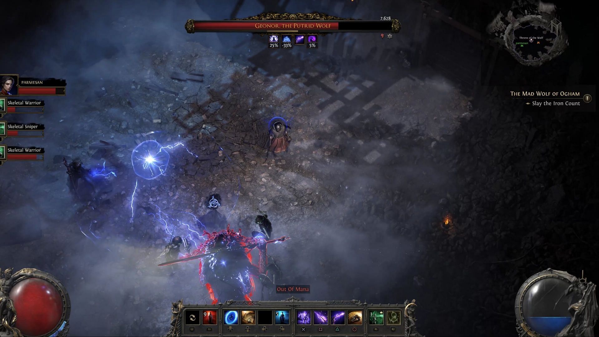 Behold: The Final boss of Path of Exile 2 Act 1 (Image via Grinding Gear Games)