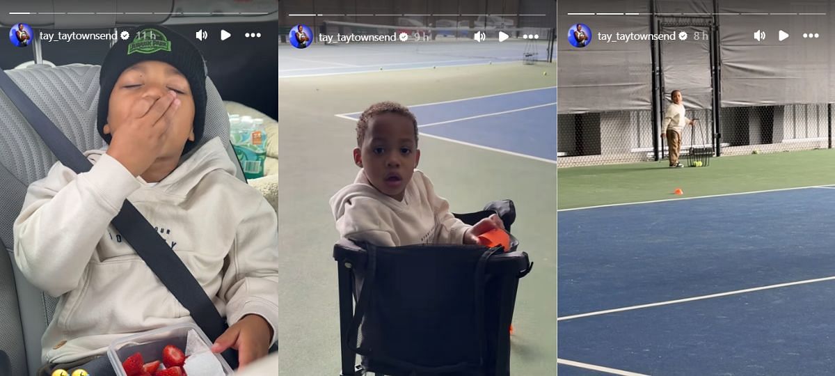 Taylor Townsend&#039;s Instagram stories/@tay_taytownsend