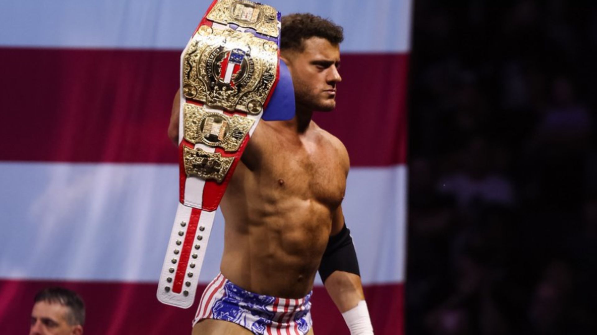 MJF as the AEW American Champion [Source: MJF&#039;s X profile]