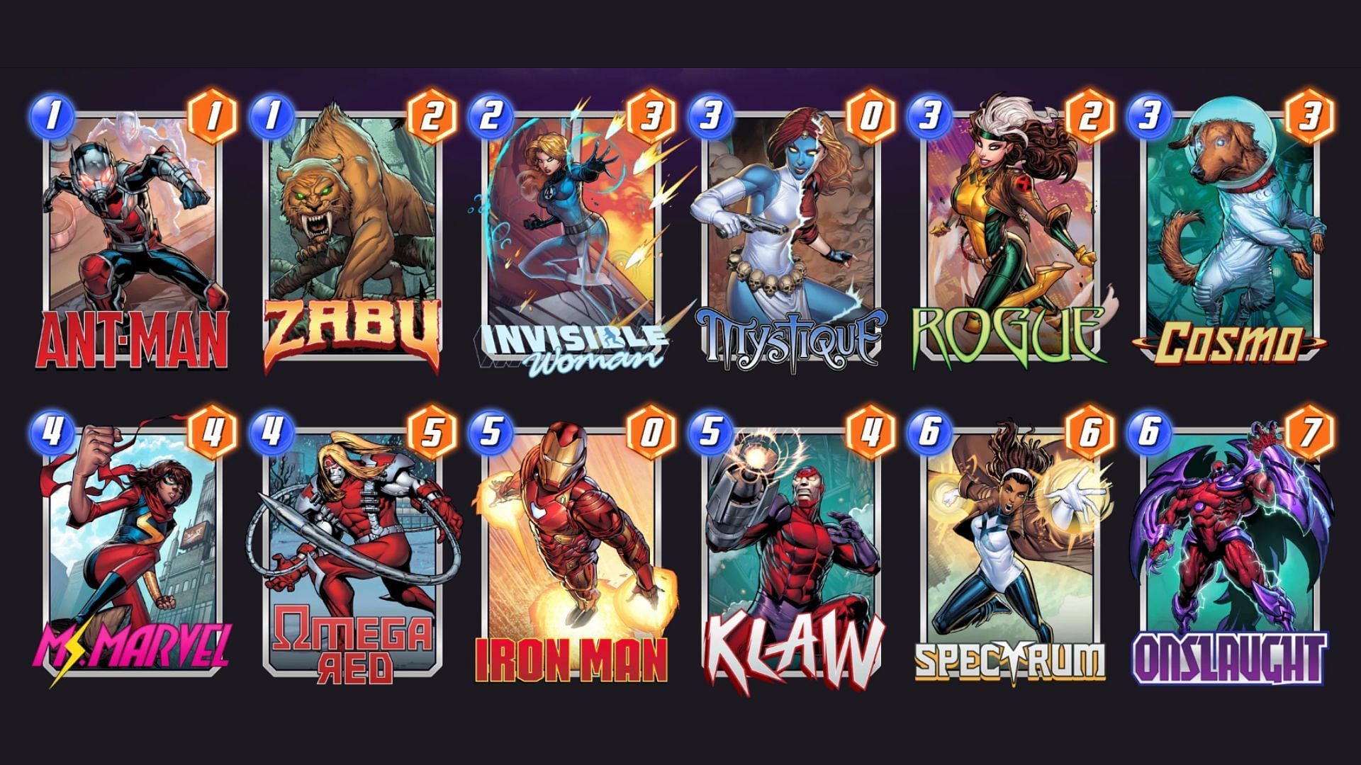 The Omega Blockers deck is one of the best Marvel Snap Omega Red decks overall (Image via Nuverse)