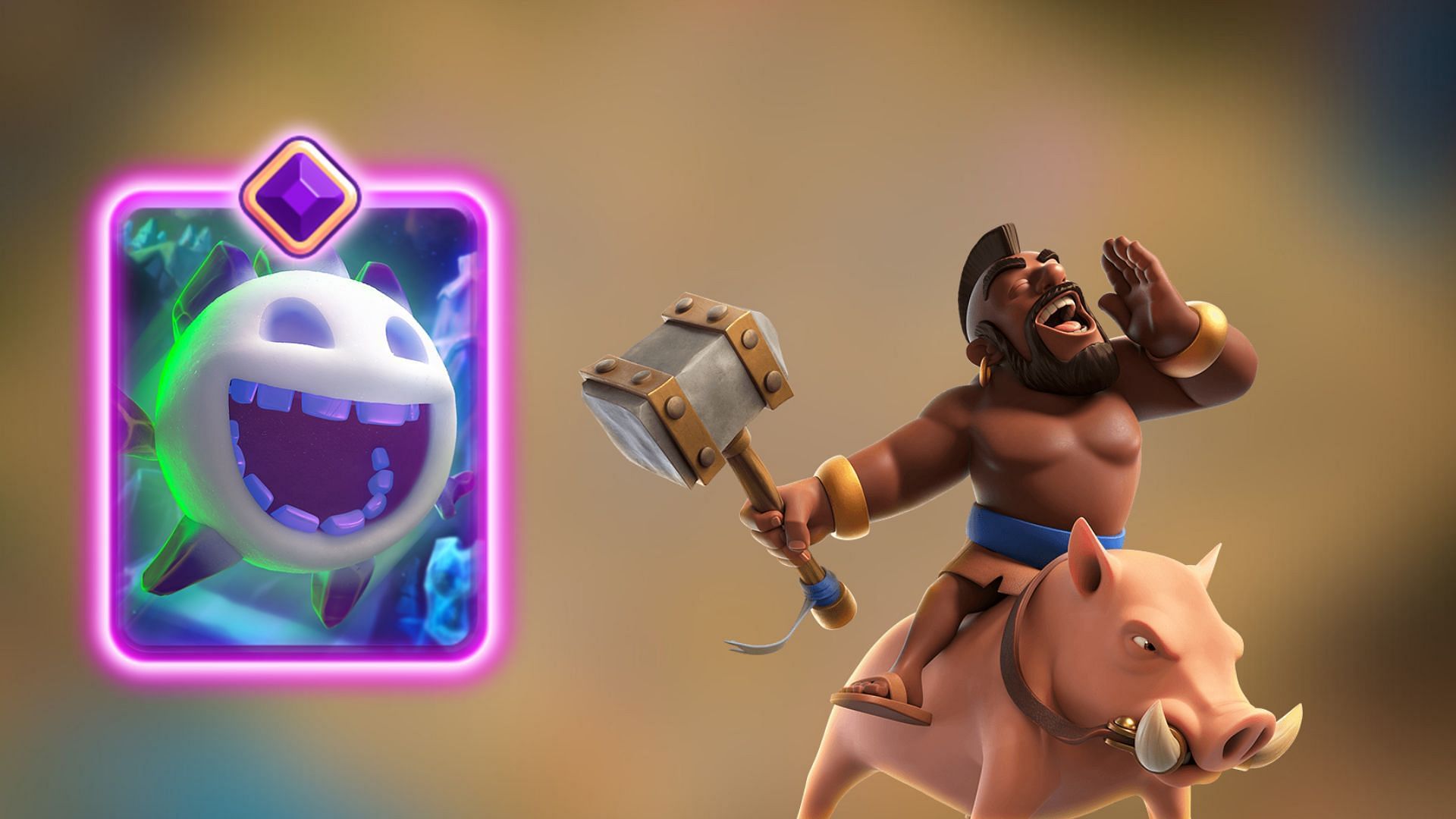 Ice Spirit Evolution and Hog Rider have great synergy (Image via Supercell)